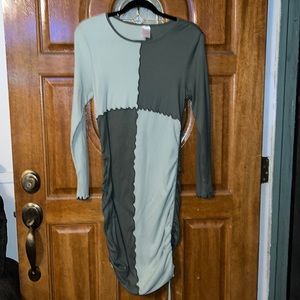 Junior NoBo green dress. Size large 11/13.